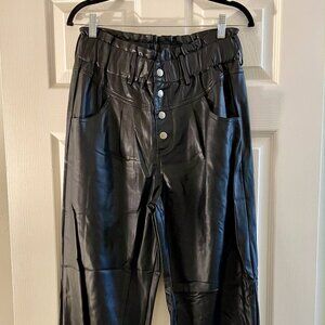 VGUC Rehab Lab black pleather pants Size M